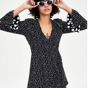 Zara pokadot jumper/dress
